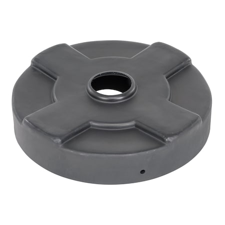 Vestil DRUM RECYCLING LID 30 GAL DRUM BLACK DC-P-30-CAN-BK